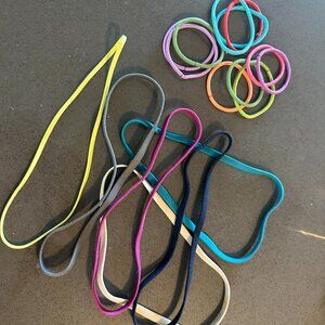 Lot of 17 Hair Ties and Headbands - Conair